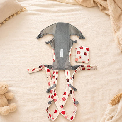Soft Baby Carrier, Adorable Print Design, Front-Carry for Newborns to Toddlers, Embroidered Carrier Gift