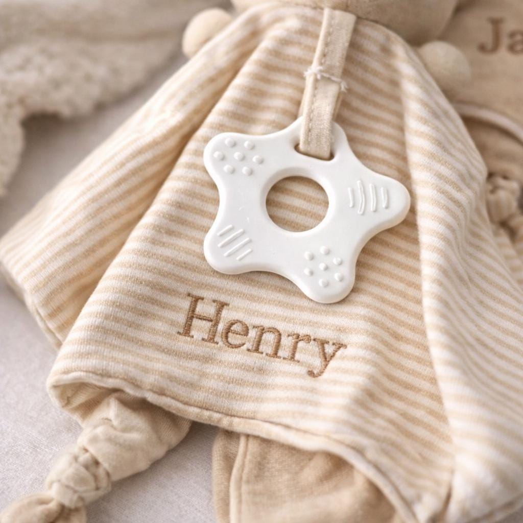 Personalized Baby Blanket (Name Embroidery Available), Unisex Baby Blanket, Newborn Gift, Baby Christening Gift