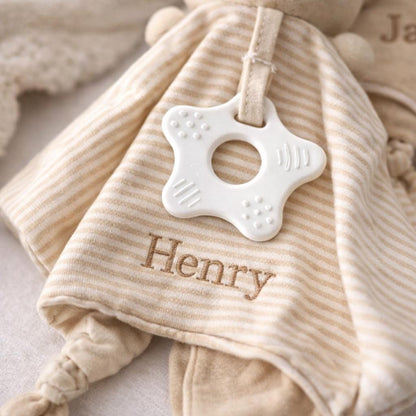 Personalized Baby Blanket (Name Embroidery Available), Unisex Baby Blanket, Newborn Gift, Baby Christening Gift