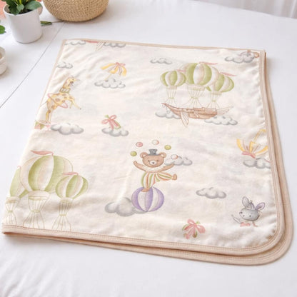 Personalized Linen Baby Blanket, Custom Name Swaddle, Soft Breathable Wrap, Baby Shower Gift