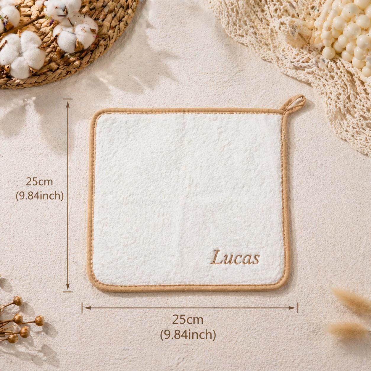 Personalisierte bestickte Baby-Lätzchen | Spucktuch aus weicher Baumwolle für Neugeborene