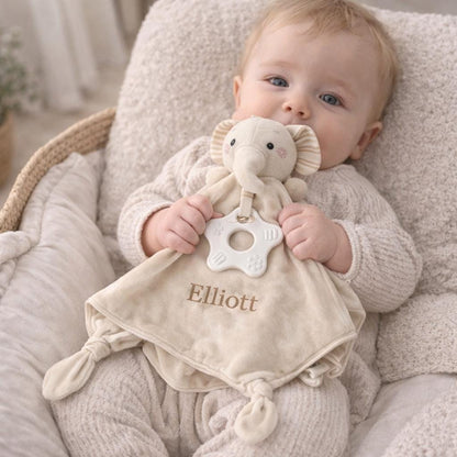 Personalized Baby Blanket (Name Embroidery Available), Unisex Baby Blanket, Newborn Gift, Baby Christening Gift