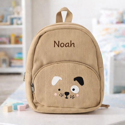 Personalized Kids Backpack, Custom Embroidered Preschool Bag, Toddler Animal Backpack, Daycare School Bag, Birthday Gift for Kids
